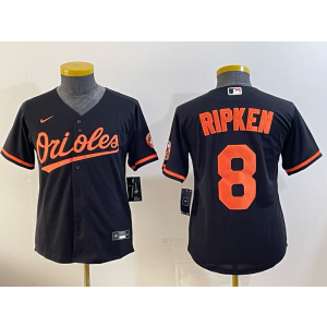 Baltimore Orioles 8 Cal Ripken Jr Black Cool Base Youth Jersey Baltimore Orioles 8 Cal Ripken Jr Black Cool Base Youth Jersey