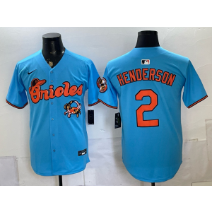 Baltimore Orioles x Crab 2 Henderson Blue Men Jersey Baltimore Orioles x Crab 2 Henderson Blue Men Jersey