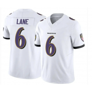 Baltimore Ravens 6 Ja'Kobi Lane White F.U.S.E. Vapor Limited Men Jersey