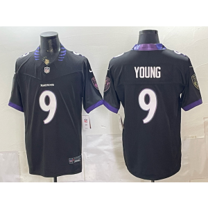 Baltimore Ravens 9 Justin Tucker Black 2026 New F.U.S.E. Vapor Limited Men Jersey