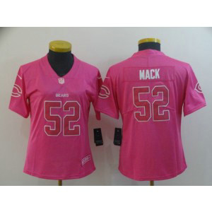Bears 52 mack women pink jersey Bears 52 mack women pink jersey