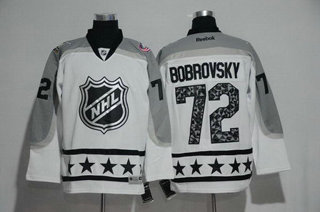 Blue Jackets 72 Sergei Bobrovsky White Metropolitan Division 2017 NHL All-Star Game Premier