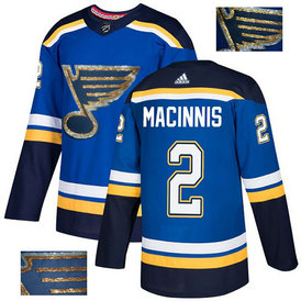 Blues 2 Al Macinnis Blue Glittery Edition Adidas Jersey Blues 2 Al Macinnis Blue Glittery Edition Adidas Jersey