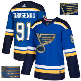 Blues 91 Vladimir Tarasenko Blue Glittery Edition Adidas Jersey Blues 91 Vladimir Tarasenko Blue Glittery Edition Adidas Jersey