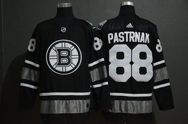 Bruins 88 David Pastrnak Black 2019 NHL All-Star Game Adidas Jersey