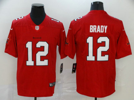 Buccaneers 12 Tom Brady Red Vapor Untouchable Limited Jerseys Buccaneers 12 Tom Brady Red Vapor Untouchable Limited Jerseys
