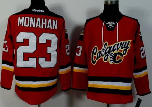 Calgary Flames #23 Sean Monahan 2014 Red Jersey Calgary Flames #23 Sean Monahan 2014 Red Jersey