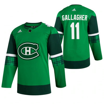Canadiens 11 Brendan Gallagher Green 2020 Adidas Jersey Canadiens 11 Brendan Gallagher Green 2020 Adidas Jersey