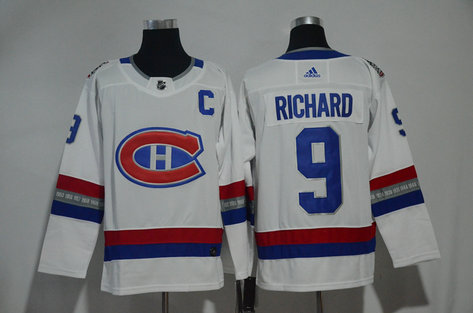 Canadiens 9 Maurice Richard White 2017 NHL 100 Classic Adidas Jersey Canadiens 9 Maurice Richard White 2017 NHL 100 Classic Adidas Jersey