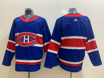 Canadiens Blank Blue 2020-21 Reverse Retro Adidas Jersey Canadiens Blank Blue 2020-21 Reverse Retro Adidas Jersey