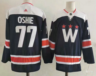 Capitals 77 T.J. Oshie Navy 2020-21 Adidas Jersey Capitals 77 T.J. Oshie Navy 2020-21 Adidas Jersey