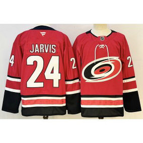 Carolina Hurricanes 24 Jarvis Red Men Jersey Carolina Hurricanes 24 Jarvis Red Men Jersey