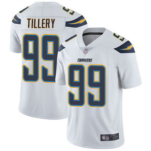 Chargers #99 Jerry Tillery White Men's Stitched Football Vapor Untouchable Limited Jersey Chargers #99 Jerry Tillery White Men's Stitched Football Vapor Untouchable Limited Jersey