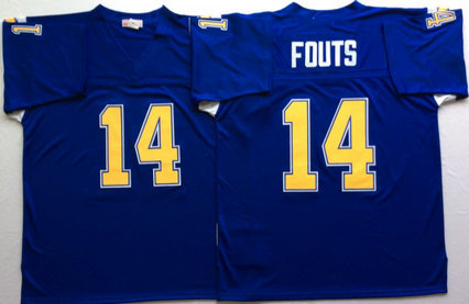 Chargers 14 Dan Fouts Blue M&N Throwback Jersey Chargers 14 Dan Fouts Blue M&N Throwback Jersey
