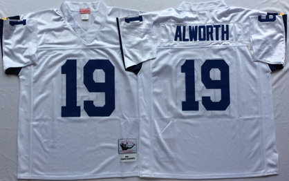 Chargers 19 Lance Alworth White M&N Throwback Jersey Chargers 19 Lance Alworth White M&N Throwback Jersey