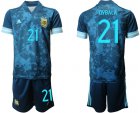 Cheap Men 2020-2021 Season National team Argentina away blue 21 Soccer Jersey Cheap Men 2020-2021 Season National team Argentina away blue 21 Soccer Jersey