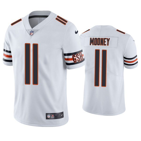 Chicago Bears #11 Darnell Mooney Vapor Limited Jersey White Chicago Bears #11 Darnell Mooney Vapor Limited Jersey White
