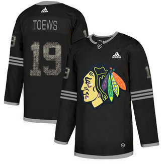 Chicago Blackhawks #19 Jonathan Toews Black Authentic Classic Stitched NHL Jersey Chicago Blackhawks #19 Jonathan Toews Black Authentic Classic Stitched NHL Jersey