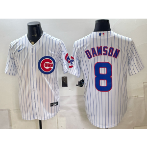 Chicago Cubs 8 Dawson White Men Jersey