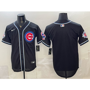 Chicago Cubs Blank 2026 Black Out Cool Base Men Jersey Chicago Cubs Blank 2026 Black Out Cool Base Men Jersey