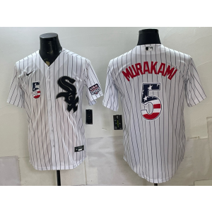 Chicago White Sox 5 Murakami White USA 250 Fourth of July Men Jersey Chicago White Sox 5 Murakami White USA 250 Fourth of July Men Jersey