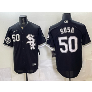 Chicago White Sox 50 Sosa Black Men Jersey Chicago White Sox 50 Sosa Black Men Jersey