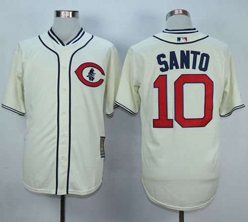 Cubs #10 Ron Santo Cream 1929 Turn Back The Clock Stitched MLB Jersey Cubs #10 Ron Santo Cream 1929 Turn Back The Clock Stitched MLB Jersey