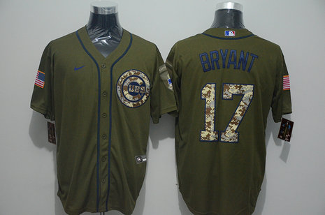 Cubs 17 Kris Bryant Olive 2020 Nike Cool Base Jersey Cubs 17 Kris Bryant Olive 2020 Nike Cool Base Jersey
