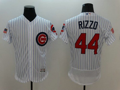 Cubs 44 Rizzo White Fashion Stars & Stripes Flexbase Jersey Cubs 44 Rizzo White Fashion Stars & Stripes Flexbase Jersey