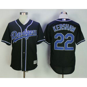 Dodgers 22 Clayton Kershaw Charcoal Cool Base Men Jersey Dodgers 22 Clayton Kershaw Charcoal Cool Base Men Jersey
