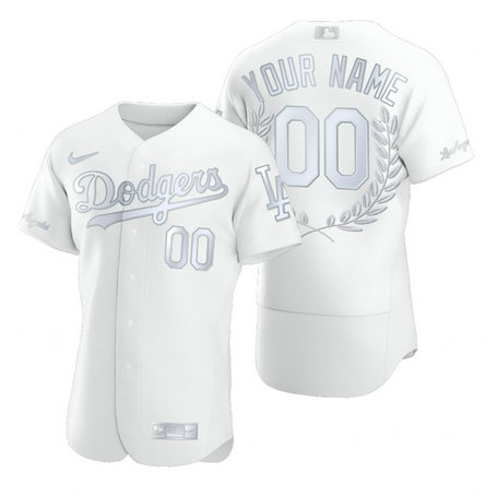 Dodgers Customized White Nike Flexbase Fashion Jersey Dodgers Customized White Nike Flexbase Fashion Jersey