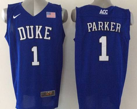 Duke Blue Devils #1 Jabari Parker 2015 Blue Jersey Duke Blue Devils #1 Jabari Parker 2015 Blue Jersey