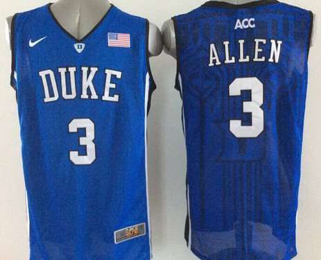 Duke Blue Devils #3 Grayson Allen Blue Jersey Duke Blue Devils #3 Grayson Allen Blue Jersey