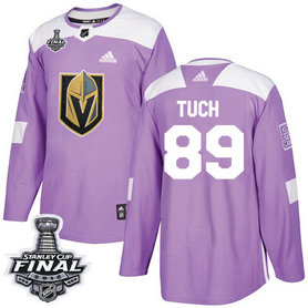 Golden Knights #89 Alex Tuch Purple Authentic Fights Cancer 2018 Stanley Cup Final Stitched NHL Adidas Jersey