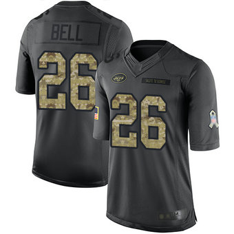 Jets #26 Le'Veon Bell Black Men's Stitched Football Limited 2016