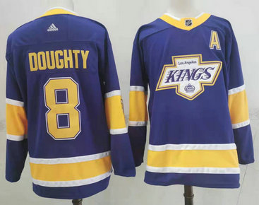 Kings 8 Drew Doughty Purple 2020-21 Reverse Retro Adidas Jersey Kings 8 Drew Doughty Purple 2020-21 Reverse Retro Adidas Jersey