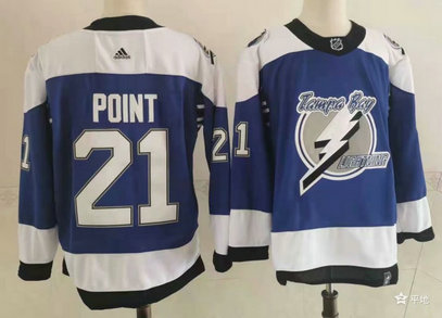 Lightning 21 Brayden Point Blue 2020-21 Reverse Retro Adidas Jersey Lightning 21 Brayden Point Blue 2020-21 Reverse Retro Adidas Jersey