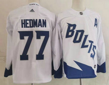 Lightning 77 Victor Hedman White 2022 NHL Stadium Series Adidas Jersey Lightning 77 Victor Hedman White 2022 NHL Stadium Series Adidas Jersey