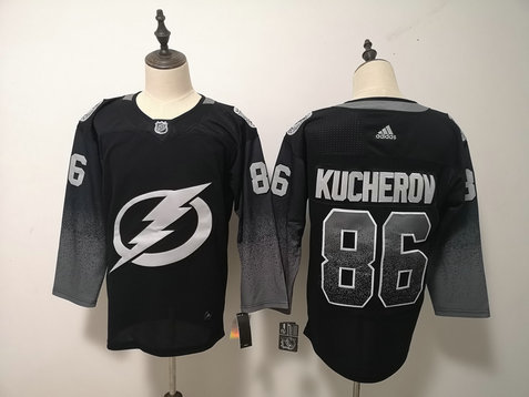Lightning 86 Nikita Kucherov Black Alternate Adidas Jersey Lightning 86 Nikita Kucherov Black Alternate Adidas Jersey