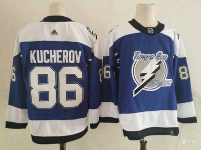 Lightning 86 Nikita Kucherov Blue 2020-21 Reverse Retro Adidas Jersey Lightning 86 Nikita Kucherov Blue 2020-21 Reverse Retro Adidas Jersey