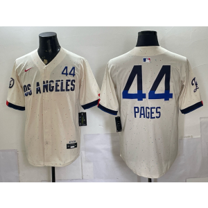 Los Angeles Angels 44 Pages Cream City Men Jersey Los Angeles Angels 44 Pages Cream City Men Jersey