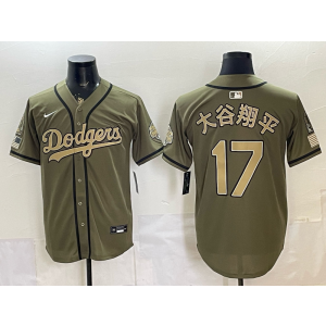 Los Angeles Dodgers 17 大谷翔平 Salute to Service Cool Base Men Jersey 1 Los Angeles Dodgers 17 大谷翔平 Salute to Service Cool Base Men Jersey 1