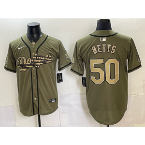 Los Angeles Dodgers 50 Betts Salute to Service Cool Base Men Jersey Los Angeles Dodgers 50 Betts Salute to Service Cool Base Men Jersey