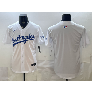 Los Angeles Dodgers Blank White Cool Base Men Jersey Los Angeles Dodgers Blank White Cool Base Men Jersey