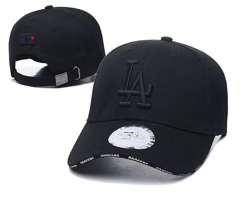 Los Angeles Dodgers black caps tx22