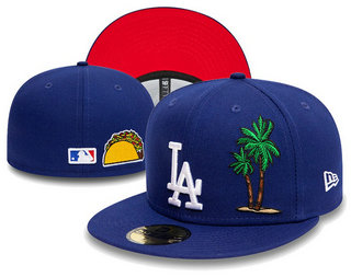 Los Angeles Dodgers blue fitted nt