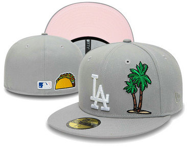 Los Angeles Dodgers grey caps nt