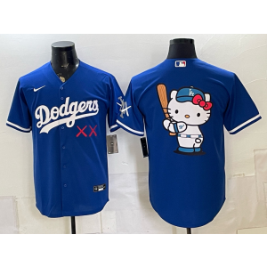 Los Angeles Dodgers x Hello Kitty Blue Men Jersey