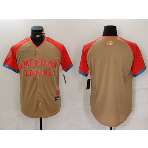 MLB American League Blank Cream 2024 All-Star Nike Cool Base Men Jersey MLB American League Blank Cream 2024 All-Star Nike Cool Base Men Jersey