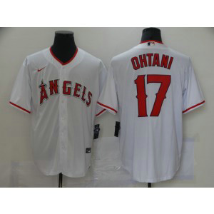 MLB Angels 17 Shohei Ohtani White Nike Cool Base Men Jersey MLB Angels 17 Shohei Ohtani White Nike Cool Base Men Jersey